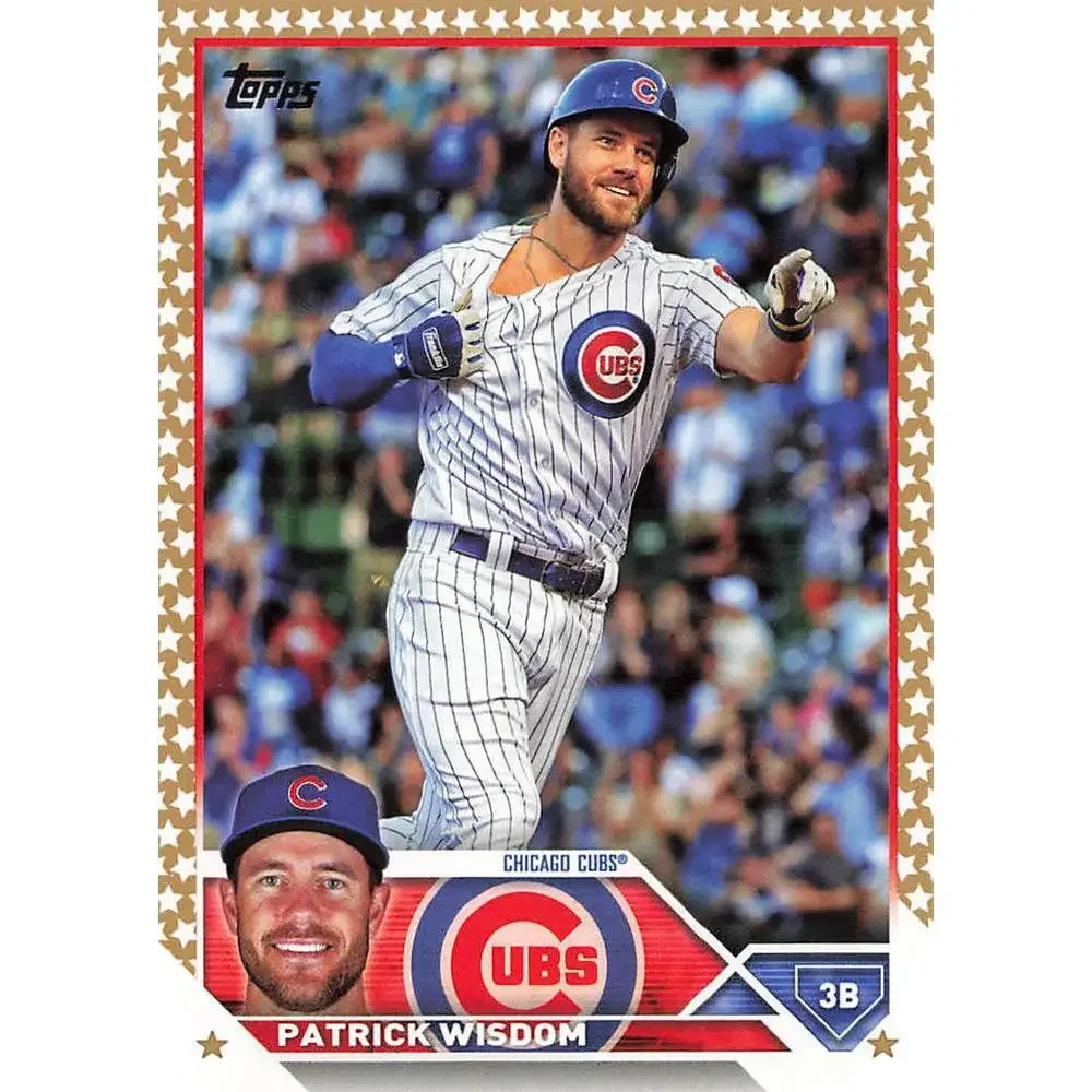 2023 Topps Gold Star Patrick Wisdom #120 Chicago Cubs